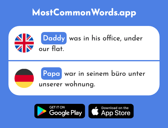 Daddy - Papa (The 1131st Most Common German Word)