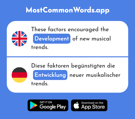 Development - Entwicklung (The 347th Most Common German Word)