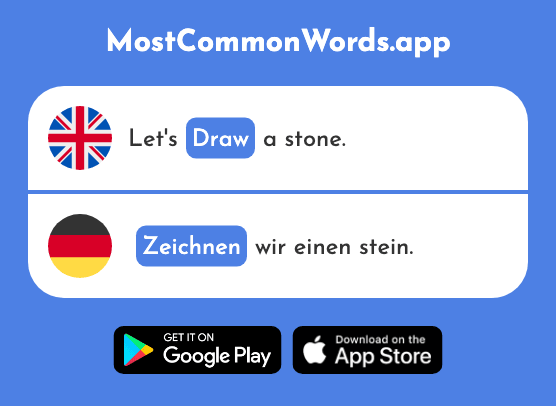 Draw - Zeichnen (The 1259th Most Common German Word)