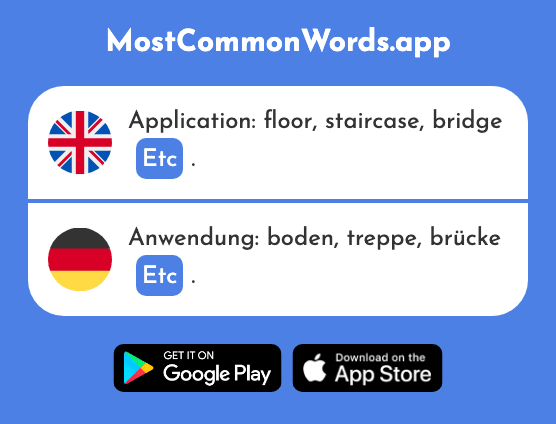 Etc - Etc (The 1846th Most Common German Word)