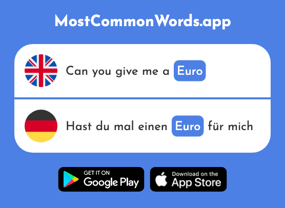 Euro - Euro (The 207th Most Common German Word)