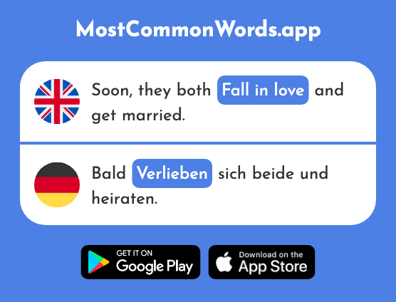 Fall in love - Verlieben (The 2465th Most Common German Word)