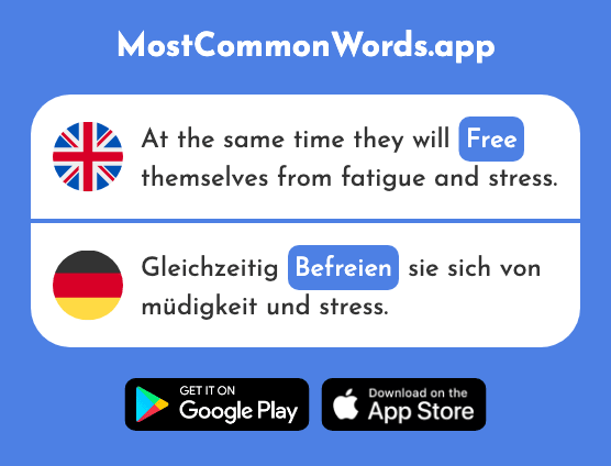 Free - Befreien (The 2054th Most Common German Word)