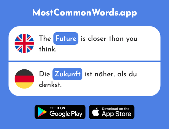 Future - Zukunft (The 469th Most Common German Word)