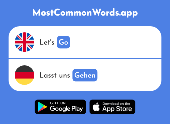 Go - Gehen (The 66th Most Common German Word)
