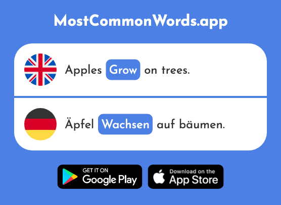 Grow - Wachsen (The 470th Most Common German Word)