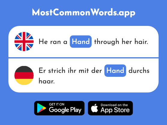 Hand - Hand (The 180th Most Common German Word)