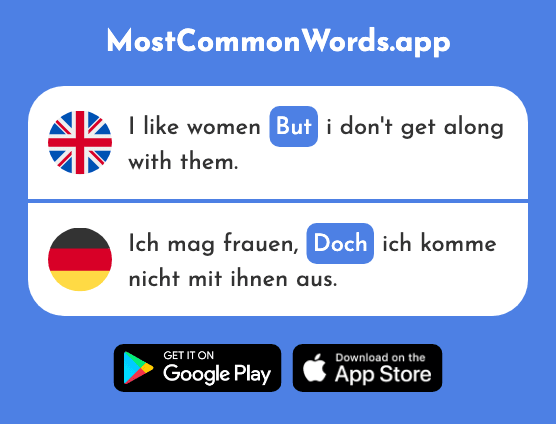 However, but - Doch (The 73rd Most Common German Word)