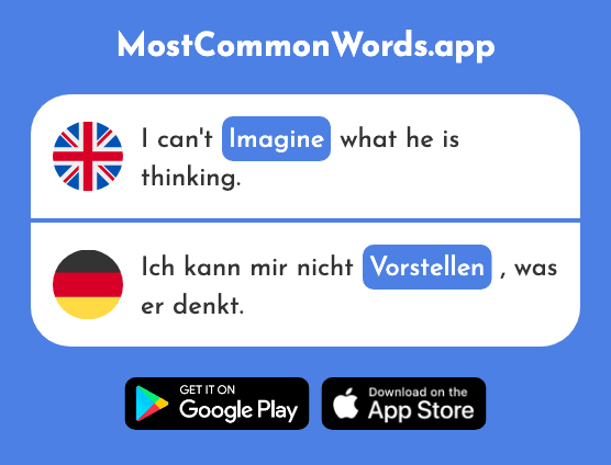 Introduce, imagine - Vorstellen (The 365th Most Common German Word)