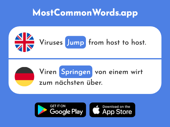 Jump - Springen (The 1431st Most Common German Word)