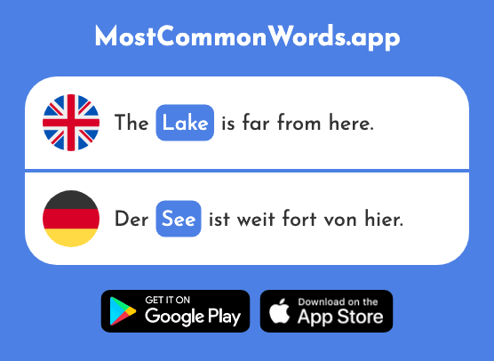 Lake - See (The 1317th Most Common German Word)