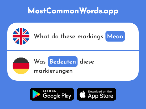 Mean - Bedeuten (The 398th Most Common German Word)