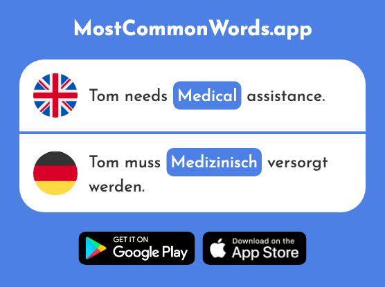 Medical - Medizinisch (The 920th Most Common German Word)