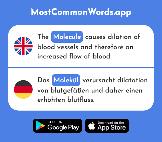 Molecule - Molekül (The 651st Most Common German Word)