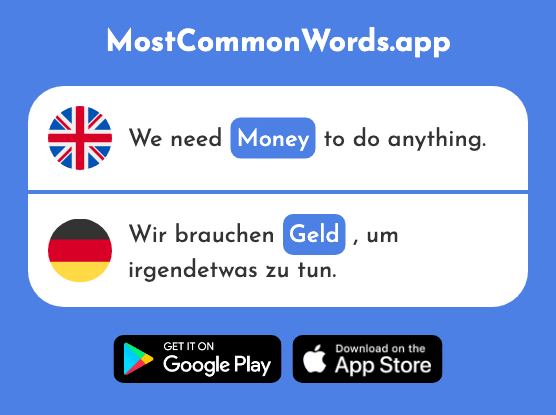 Money - Geld (The 235th Most Common German Word)