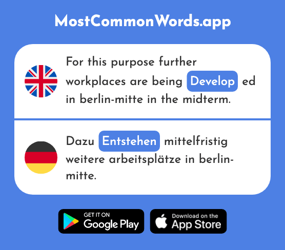 Originate, develop - Entstehen (The 264th Most Common German Word)