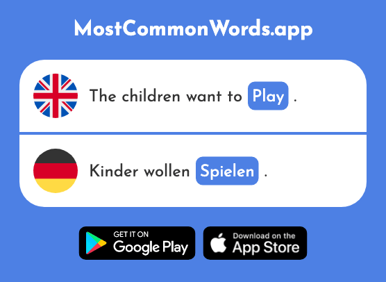 Play - Spielen (The 205th Most Common German Word)
