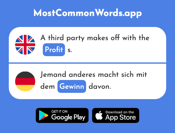 Profit - Gewinn (The 985th Most Common German Word)