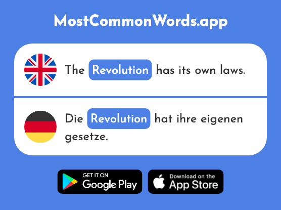 Revolution - Revolution (The 2240th Most Common German Word)