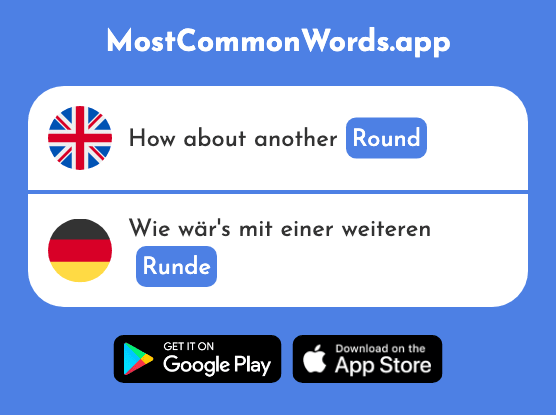 Round - Runde (The 1488th Most Common German Word)