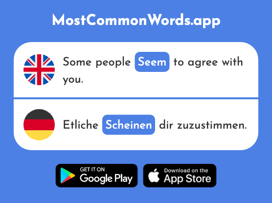 Shine, seem, appear - Scheinen (The 275th Most Common German Word)