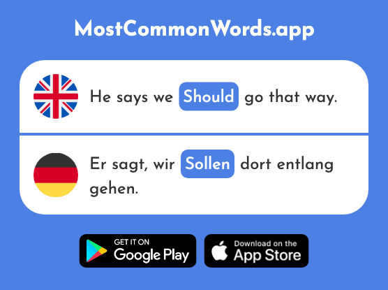 Should, ought to - Sollen (The 60th Most Common German Word)