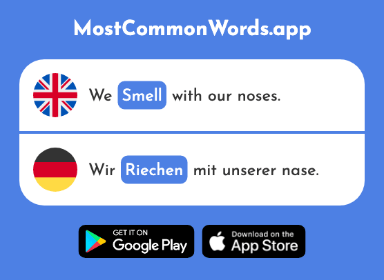 Smell - Riechen (The 1365th Most Common German Word)
