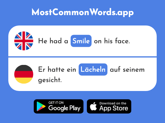 Smile, smile - Lächeln (The 807th Most Common German Word)