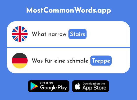 Stairs - Treppe (The 1950th Most Common German Word)