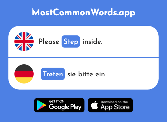 Step - Treten (The 367th Most Common German Word)