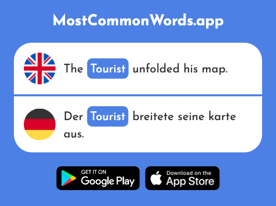 Tourist - Tourist (The 1318th Most Common German Word)