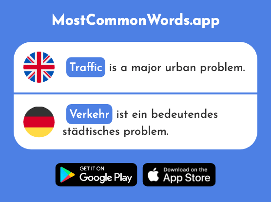 Traffic - Verkehr (The 2131st Most Common German Word)