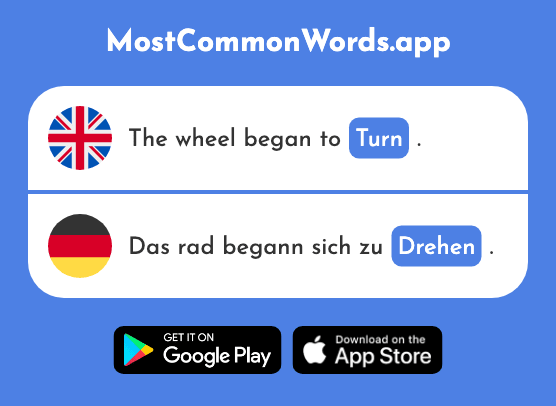 Turn - Drehen (The 788th Most Common German Word)