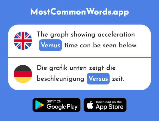 Versus - Versus (The 2295th Most Common German Word)