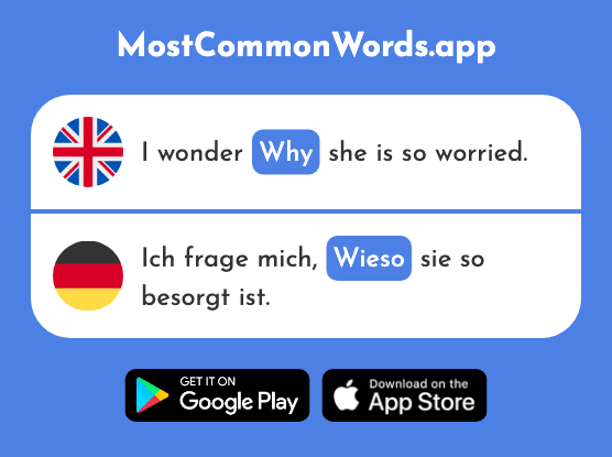 Why - Wieso (The 910th Most Common German Word)