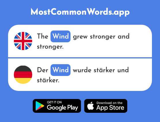 Wind - Wind (The 1124th Most Common German Word)