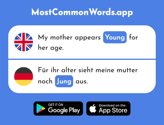 Young - Jung (The 199th Most Common German Word)