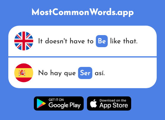 Be - Ser (The 7th Most Common Spanish Word)