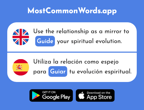 Guide, lead, steer - Guiar (The 2422nd Most Common Spanish Word)