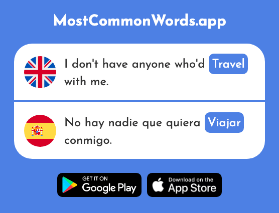 Travel - Viajar (The 902nd Most Common Spanish Word)