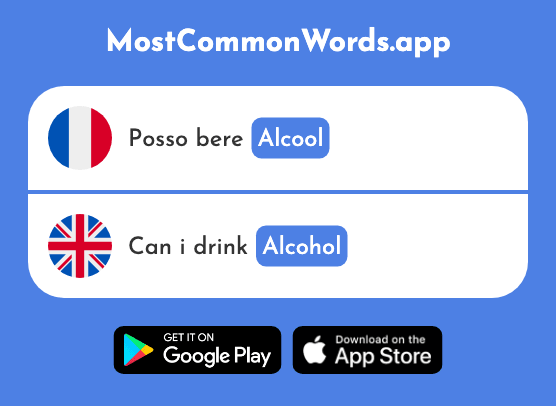 Alcool - Alcohol (Le 2465 Mot Le Plus Commun En English)