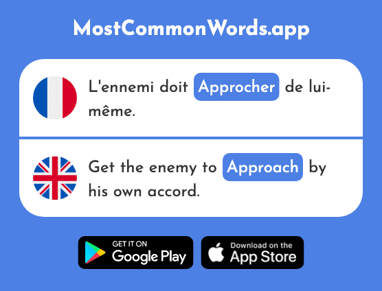 Approcher - Approach (Le 1576 Mot Le Plus Commun En English)