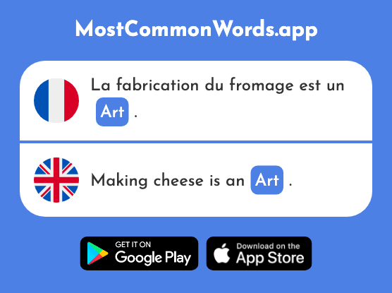Art - Art (Le 1181 Mot Le Plus Commun En English)