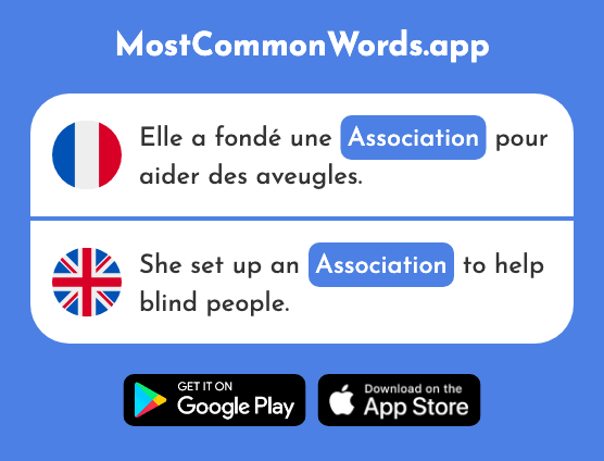 Association - Association (Le 956 Mot Le Plus Commun En English)