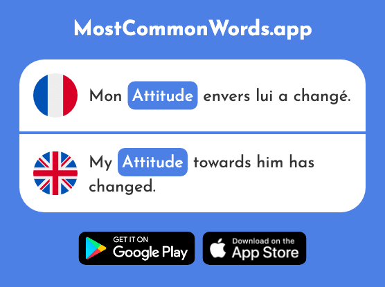 Attitude - Attitude (Le 834 Mot Le Plus Commun En English)