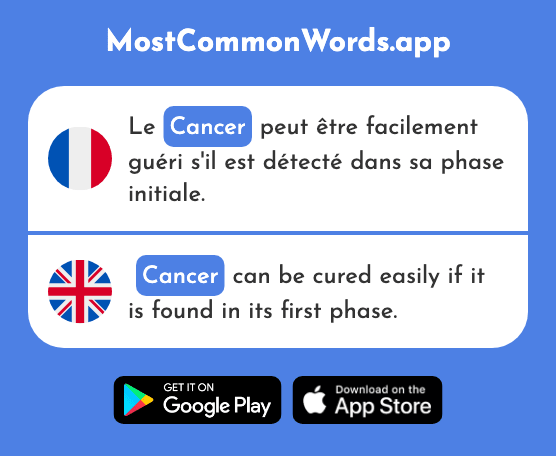 Cancer - Cancer (Le 2256 Mot Le Plus Commun En English)