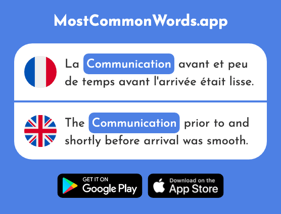 Communication - Communication (Le 1036 Mot Le Plus Commun En English)