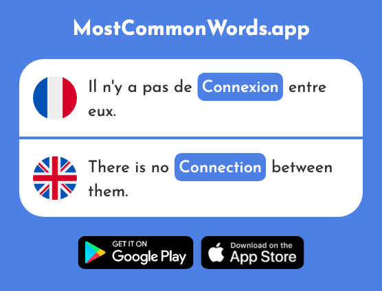 Connexion - Connection (Le 2154 Mot Le Plus Commun En English)