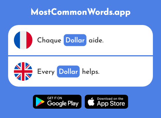 Dollar - Dollar (Le 432 Mot Le Plus Commun En English)