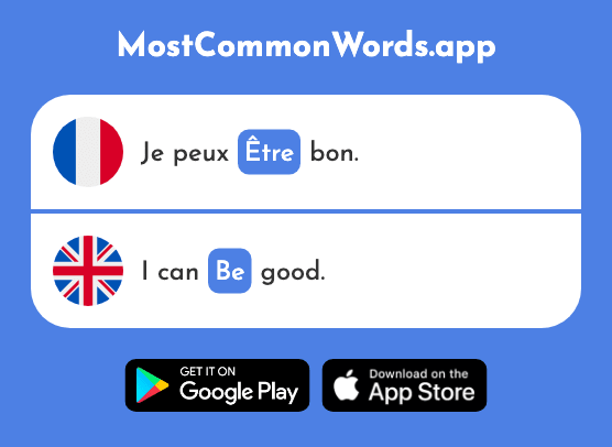 Être - Be, being (Le 5 Mot Le Plus Commun En English)